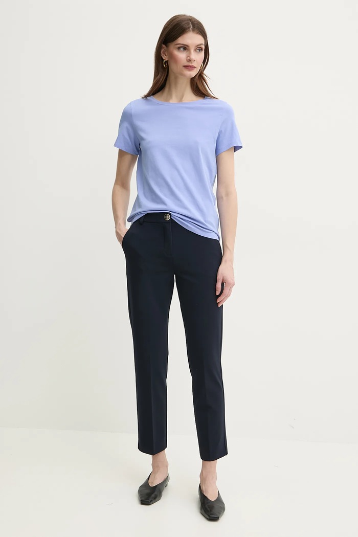Tričko Weekend Max Mara 2515971022600 modrá SS25