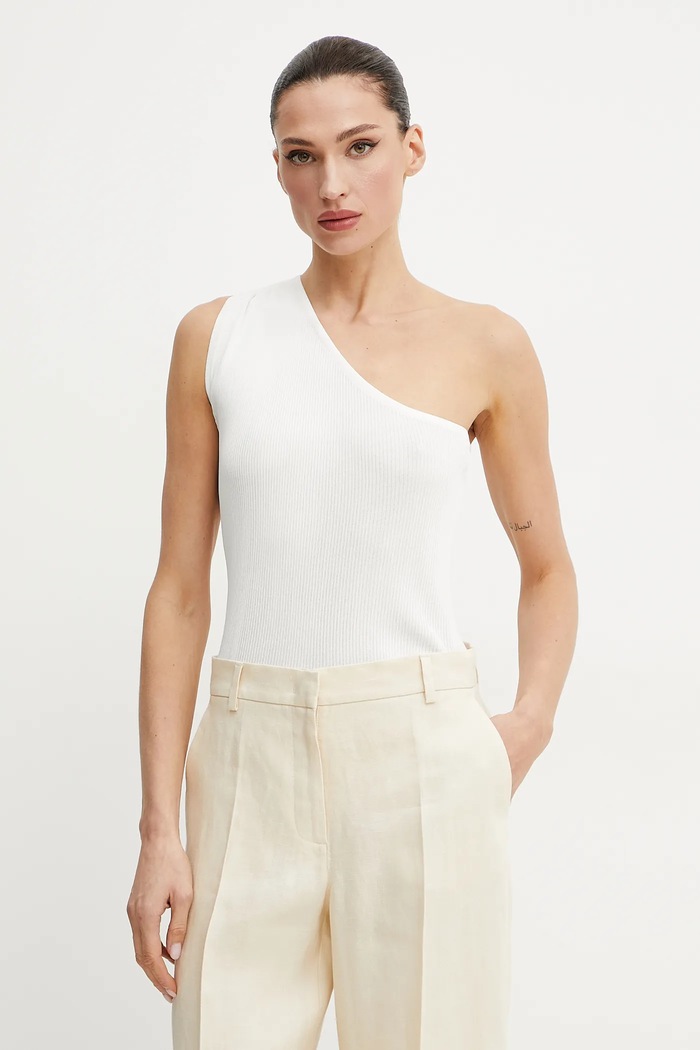 MM by Max Mara camicetta slim bianco 2516361028600