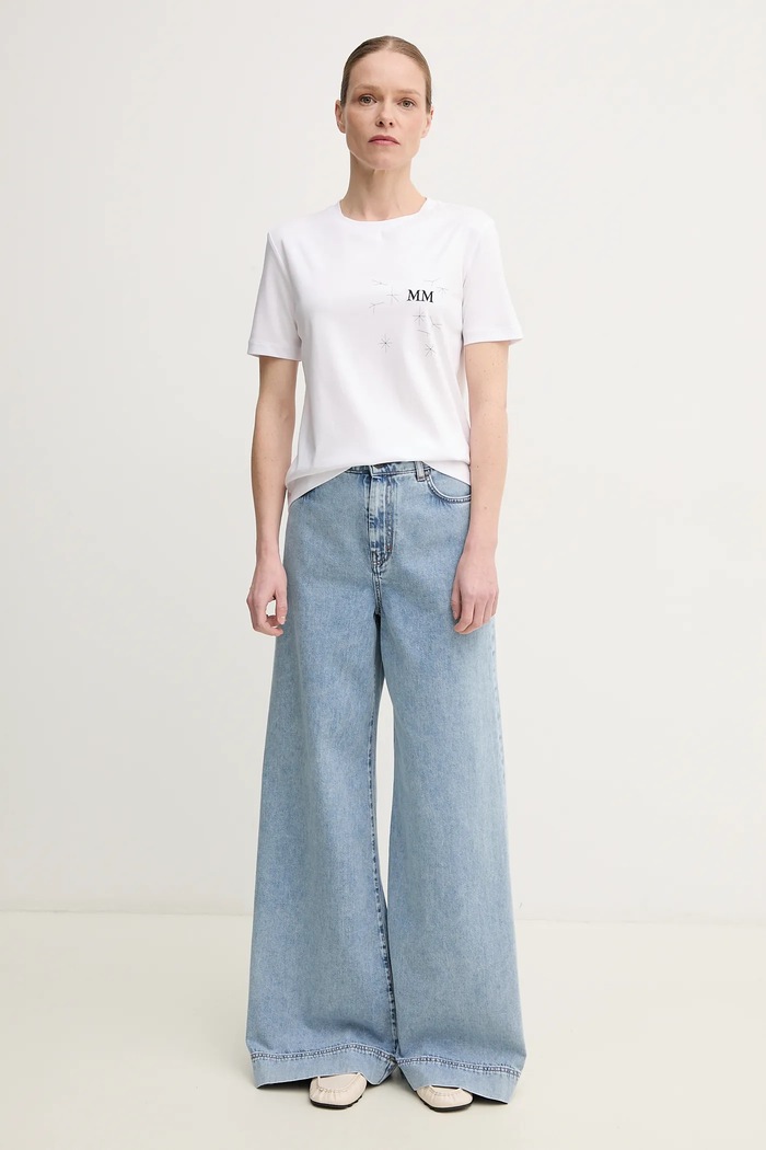 MM by Max Mara t-shirt 2516941067600 bianco SS25