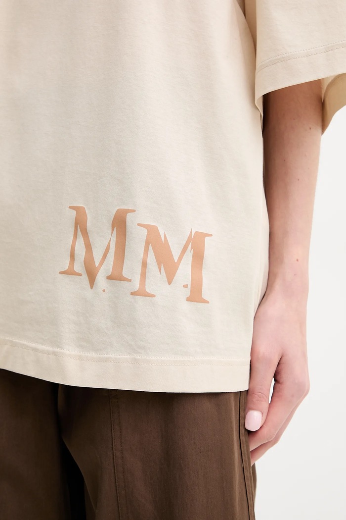MM by Max Mara t-shirt in cotone beige 2516971018600
