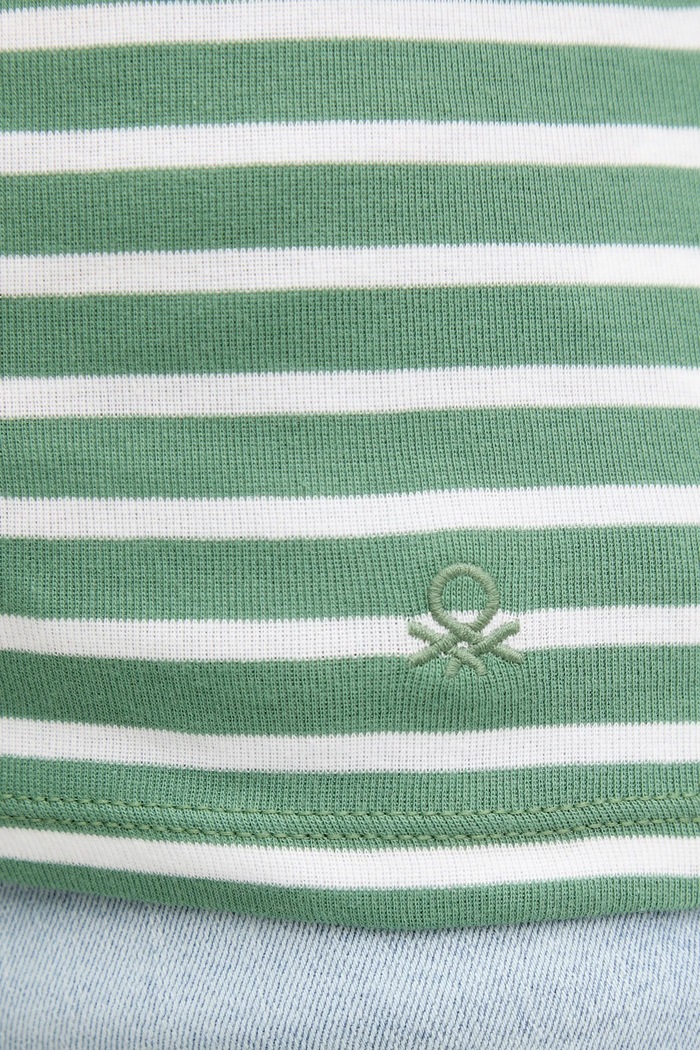 United Colors of Benetton top bawełniany 30YSDH010 zielony