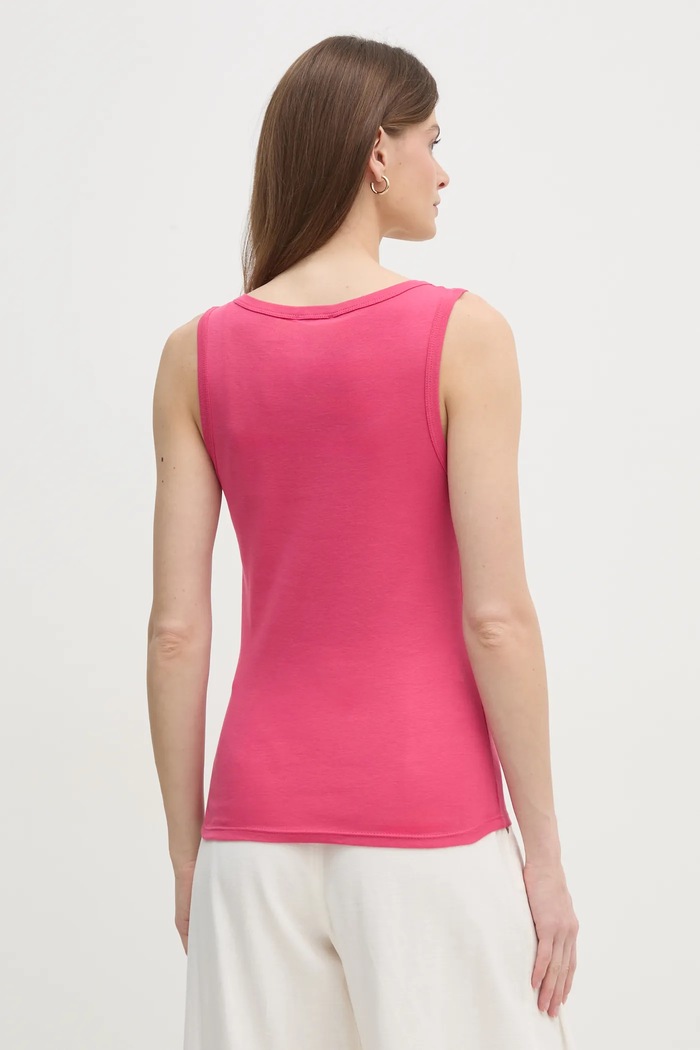 Дрехи Памучен топ United Colors of Benetton 3GA2DH010 розов