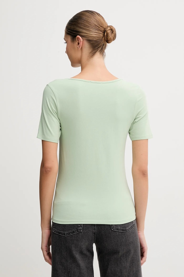 United Colors of Benetton t-shirt 3FJHD401P zielony AW25