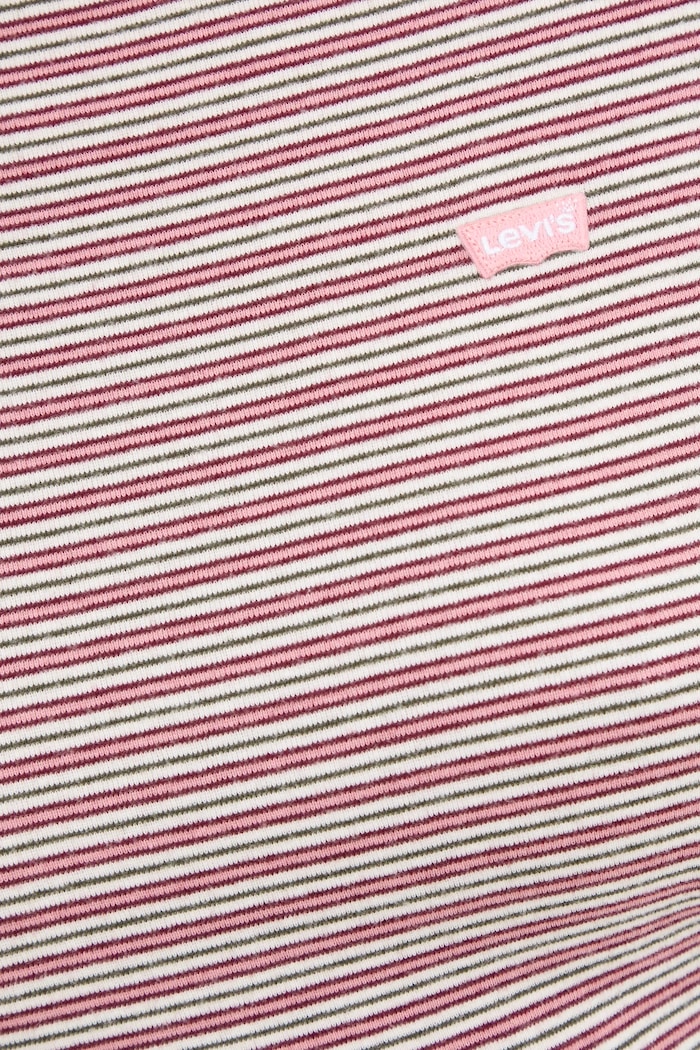 Levi's t-shirt bawełniany ESSENTIAL HM SS TEE różowy 000KK.0007