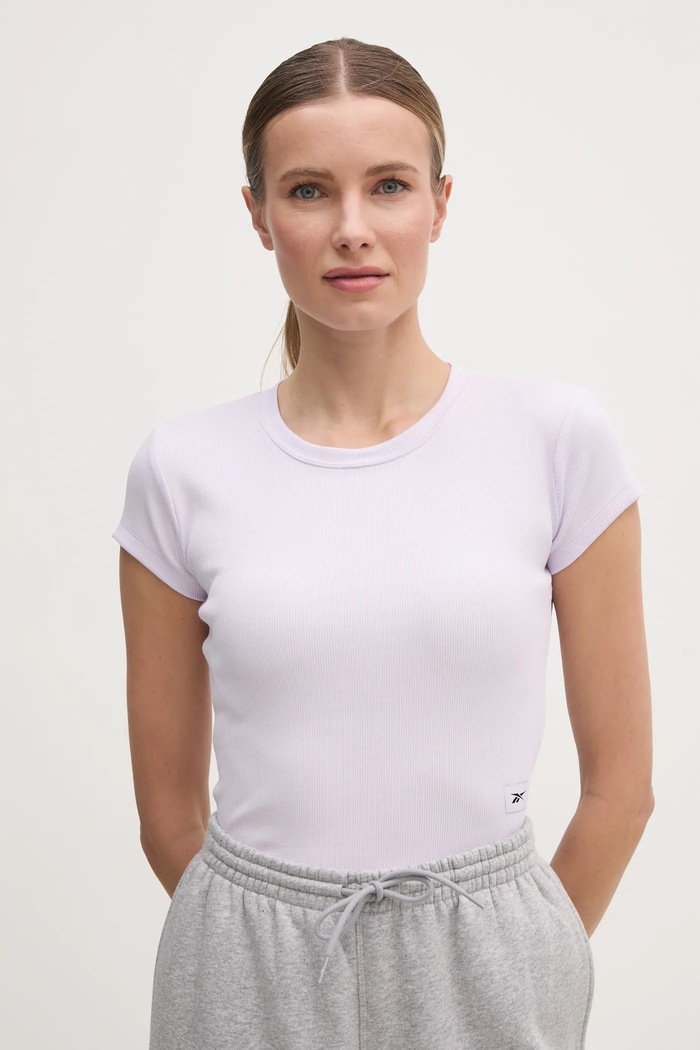 Reebok Classic t-shirt fioletowy 100214200