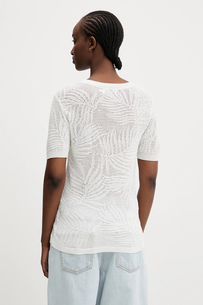 Abbigliamento Desigual maglietta SACRAMENTO 25SWTK97 bianco