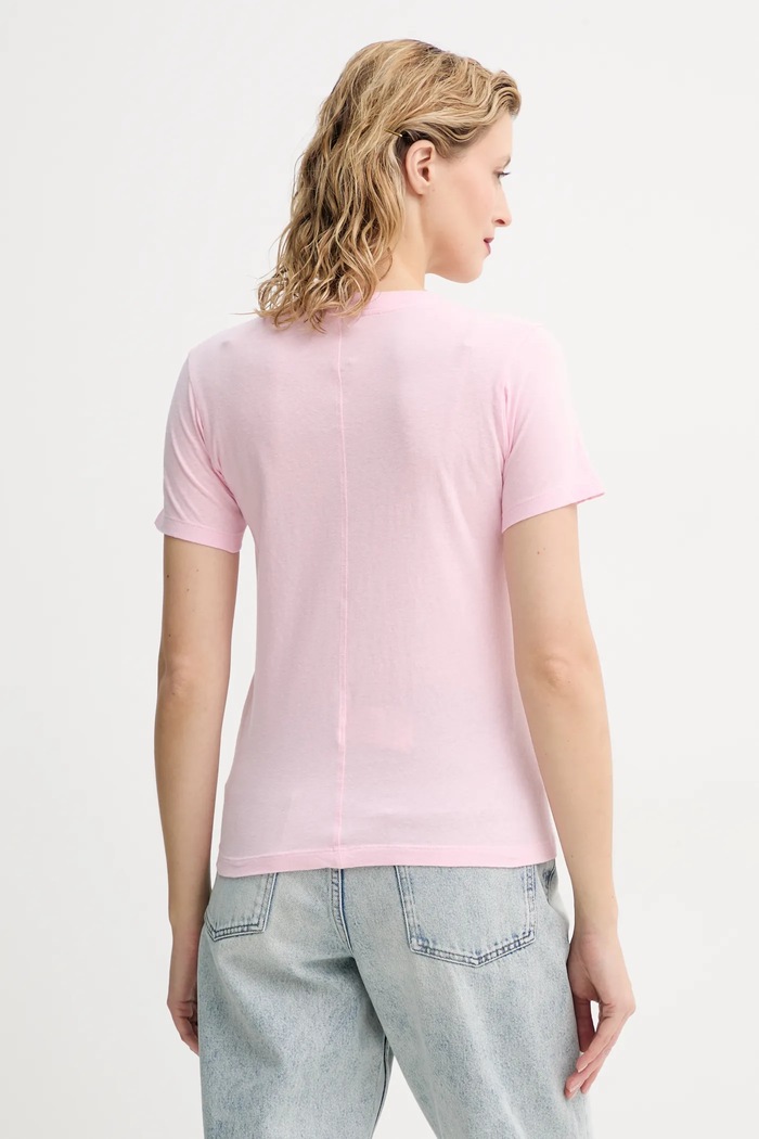 Îmbrăcăminte American Vintage tricou din bumbac GAMI21E25 roz