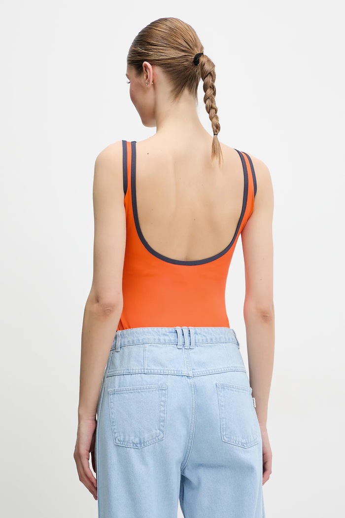 Odzież adidas Originals body Graphic Body JC7767 pomarańczowy