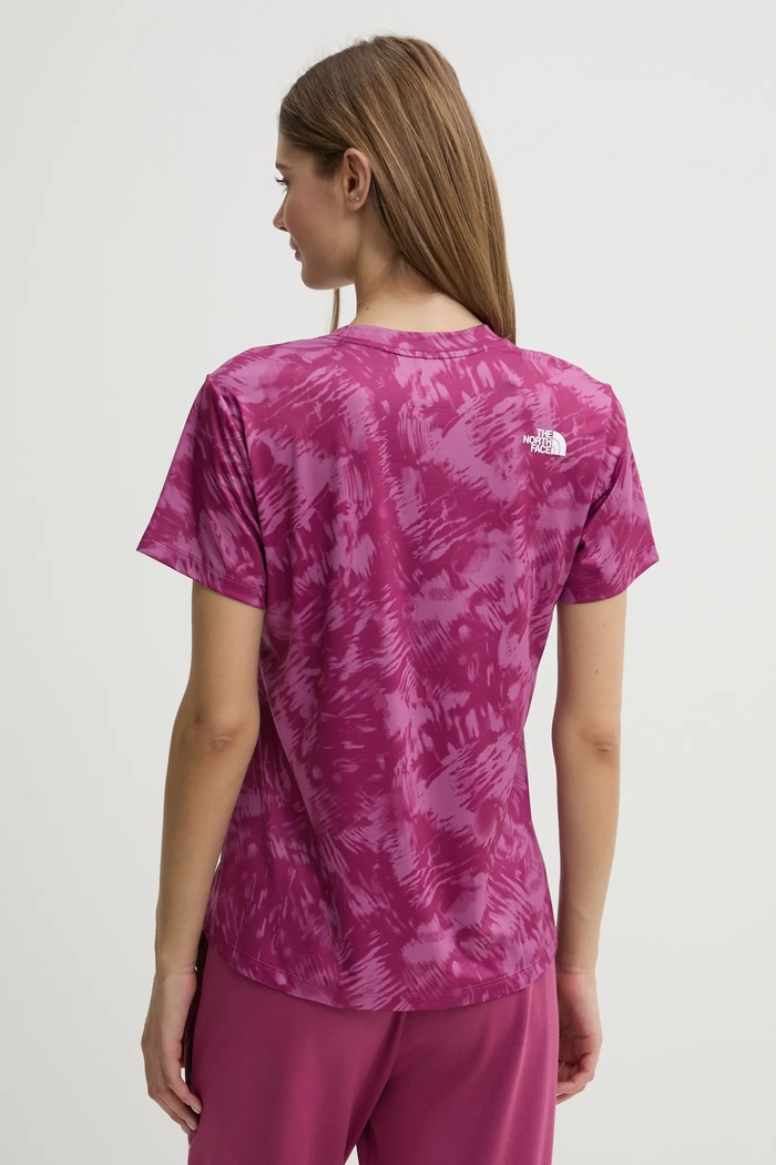 Odzież The North Face t-shirt sportowy Flex NF0A8BQG85N1 fioletowy