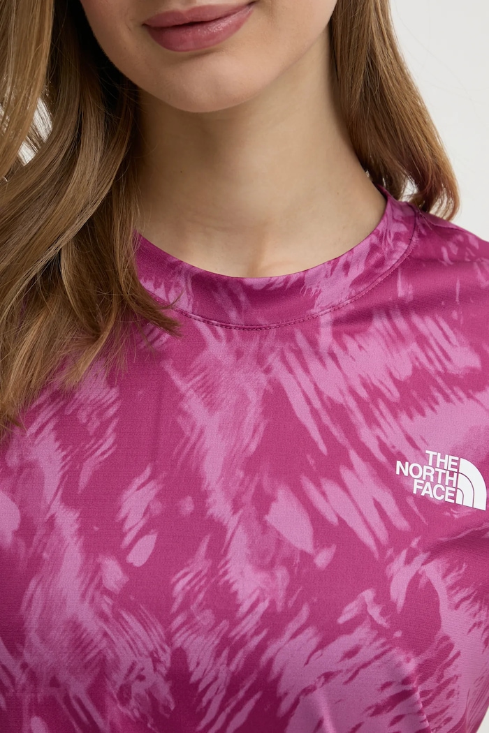 The North Face t-shirt sportowy Flex NF0A8BQG85N1 fioletowy