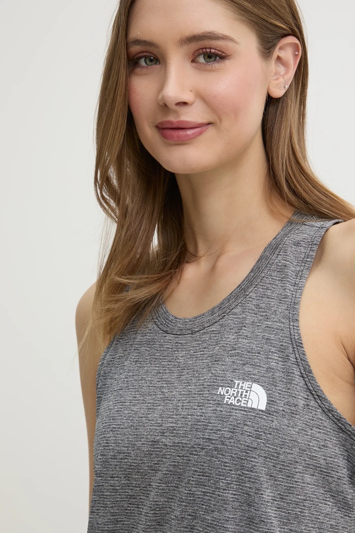 The North Face top sportowy Flex szary NF0A8BRT5S51
