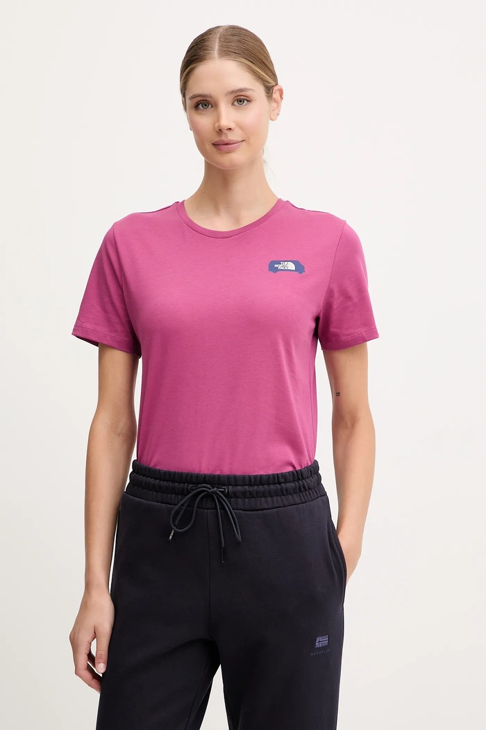 Oblečenie Tričko The North Face Outdoor Graphic NF0A8C226EO1 ružová