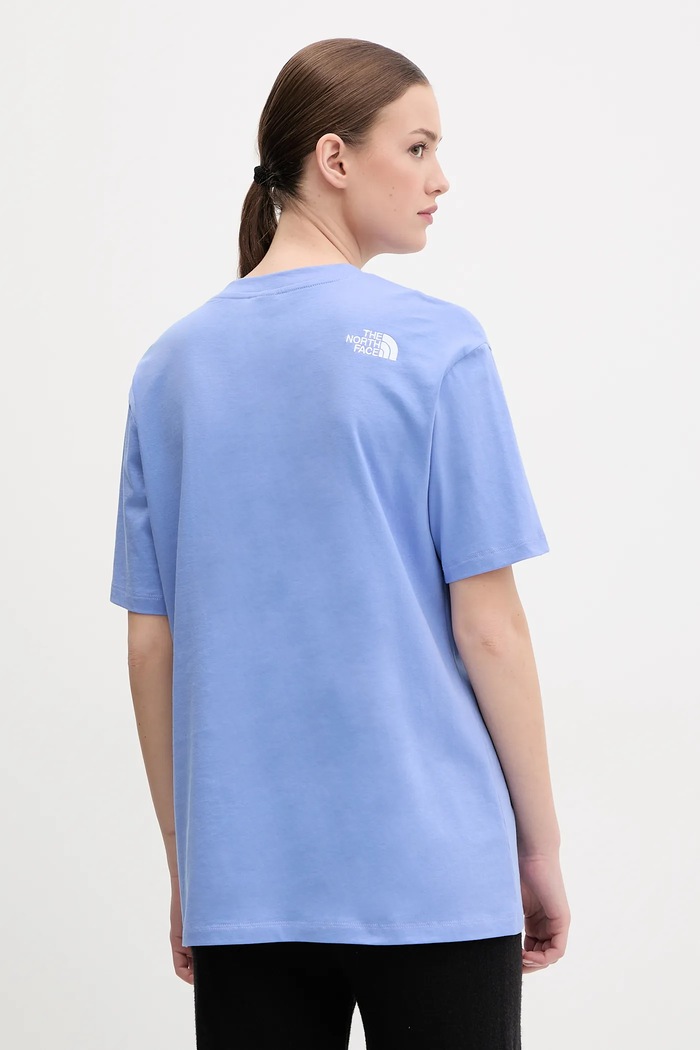 Oblečenie Bavlnené tričko The North Face Essential NF0A87NQ0YI1 modrá