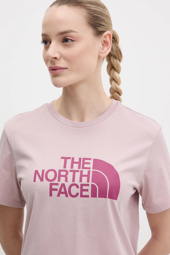 Tričko The North Face Relaxed Easy růžová NF0A8A6GA1O1