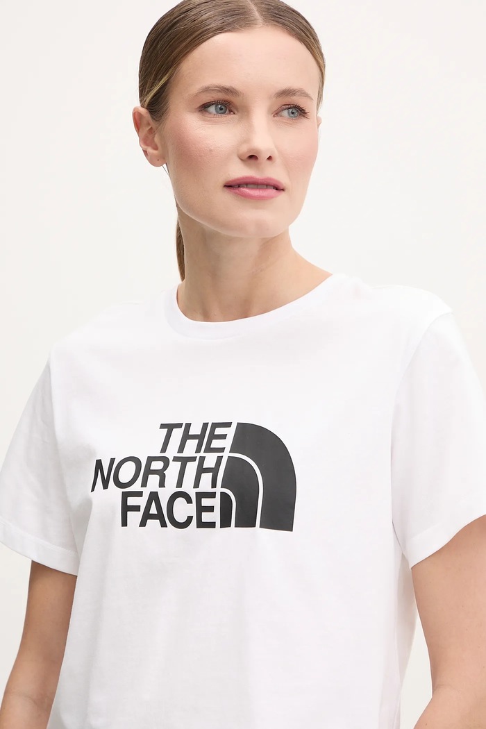 Тениска The North Face Easy Relaxed бял NF0A8A6HFN41