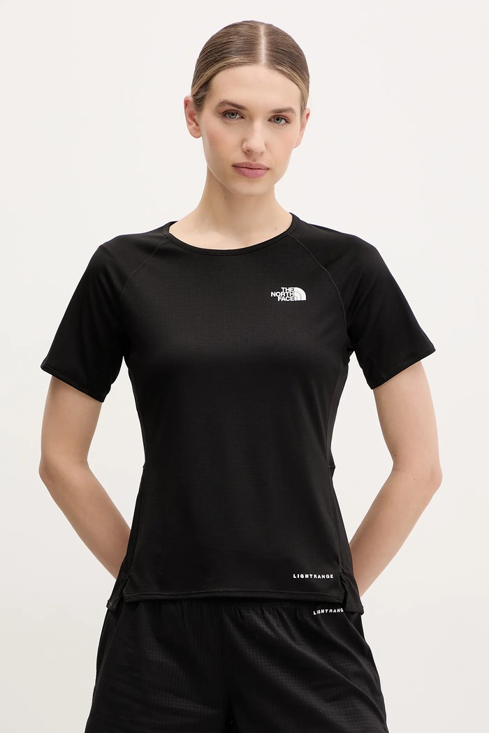 Športové tričko The North Face Sunriser jednofarebný čierna NF0A8BBXJK31