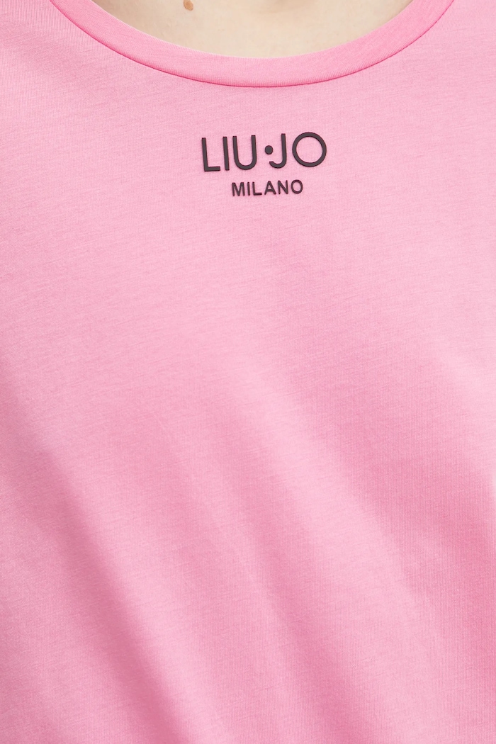 Liu Jo tricou din bumbac TA5170.JS923 roz