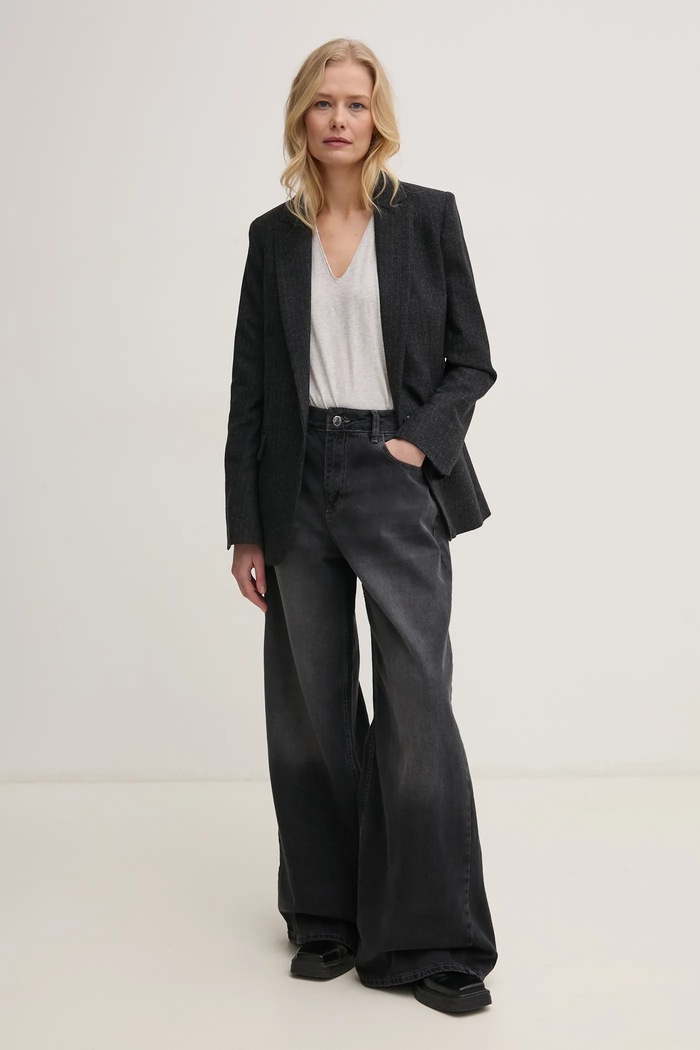 Bavlněné tričko ZADIG&VOLTAIRE JWTS02680.50 šedá SS25