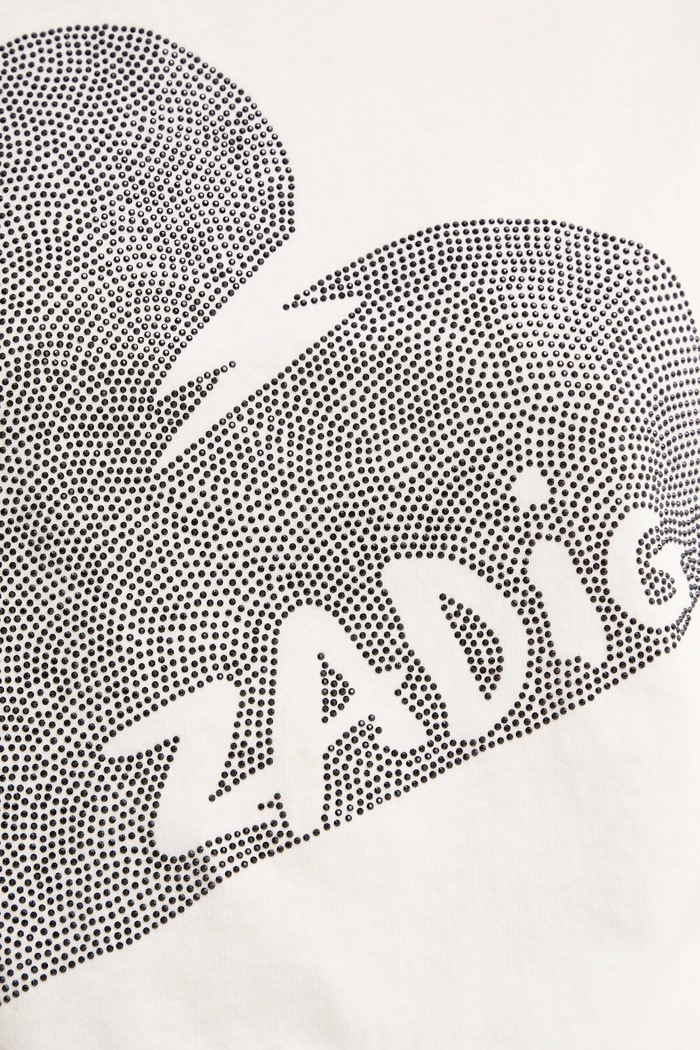 Bavlněné tričko ZADIG&VOLTAIRE JWTS02782.103 béžová