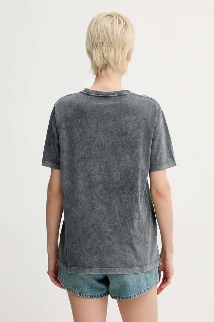 Oblečení Bavlněné tričko ZADIG&VOLTAIRE JWTS02805.21 šedá