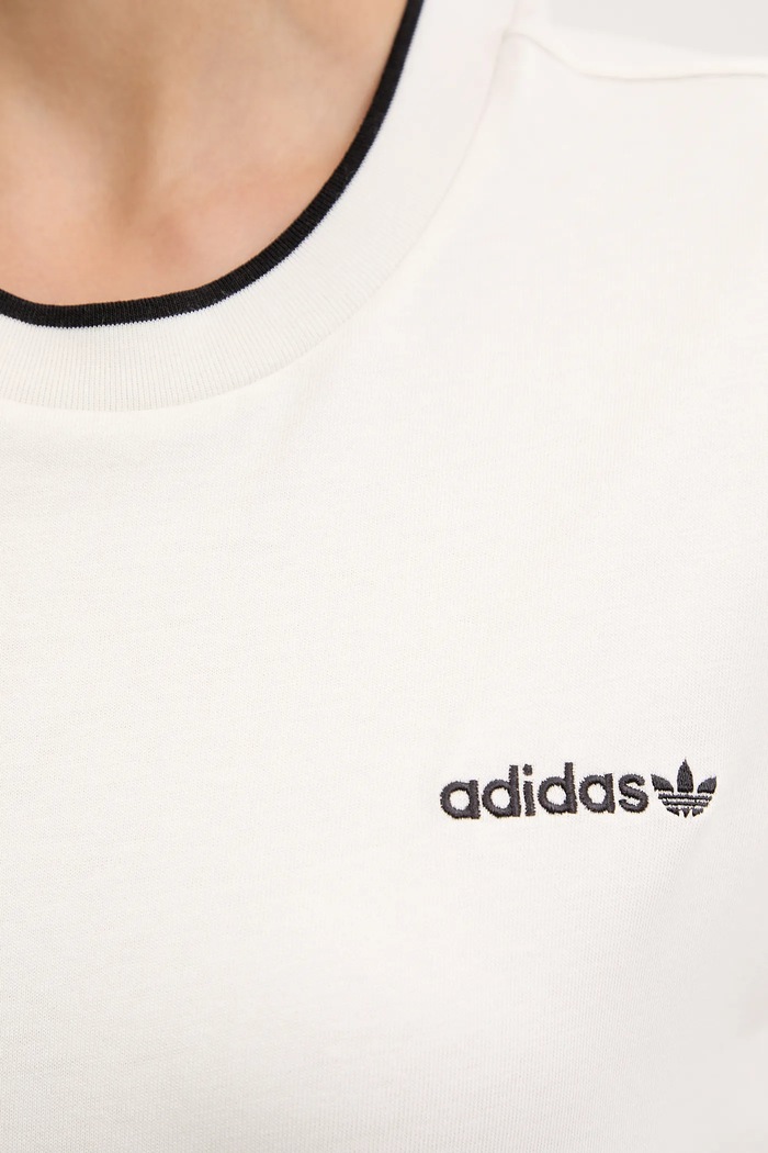 adidas Originals pamut póló Graphic Loose T JC7768 fehér