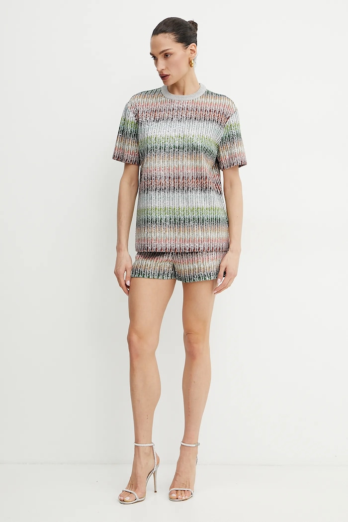 Majica Missoni DS25SL04.BC0051 siva SS25
