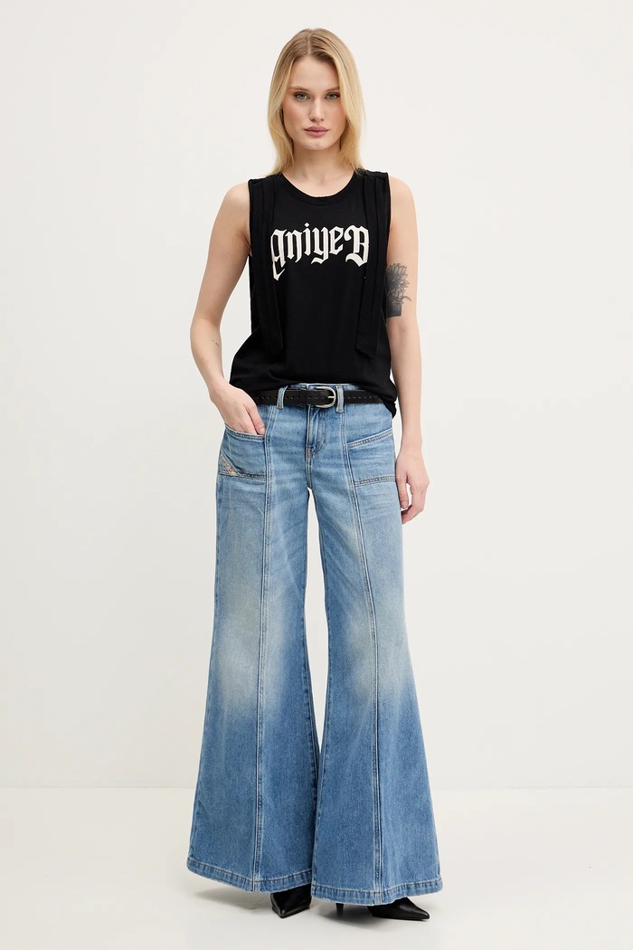 Pamučni top Aniye By 185652 crna SS25