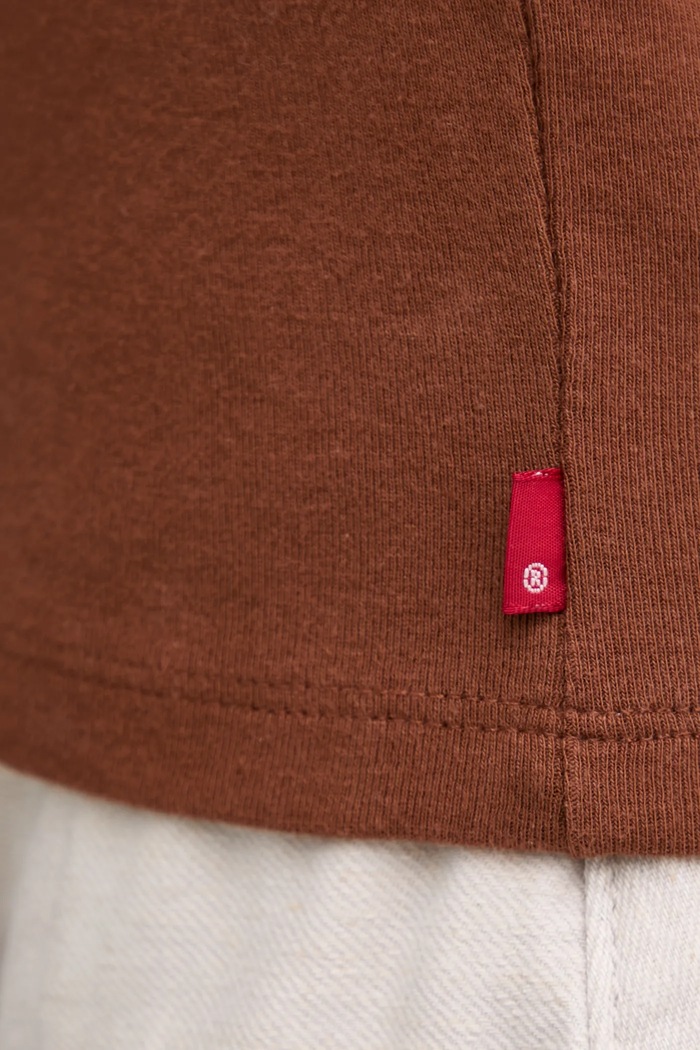 Top Levi's EFFORTLESS TANK 001J9 hnědá