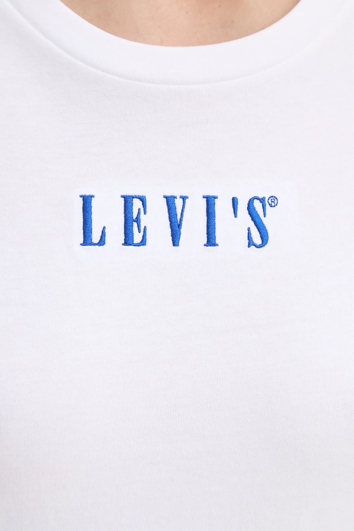 Bavlnené tričko Levi's THE PERFECT TEE 17369. biela