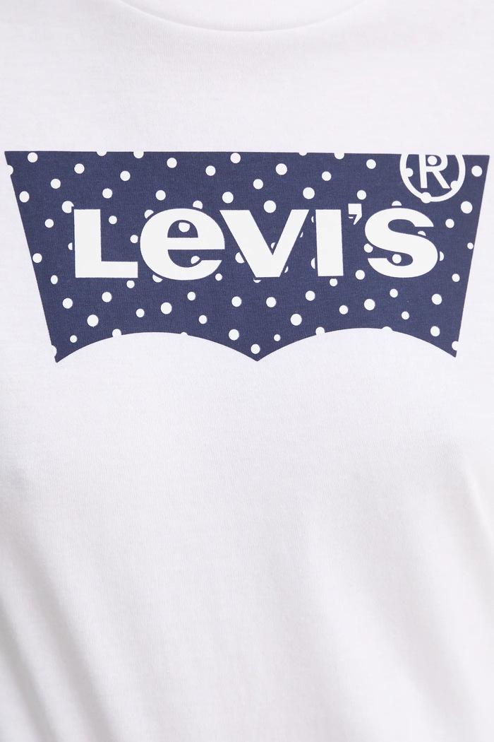 Bavlnené tričko Levi's THE PERFECT TEE 17369. biela