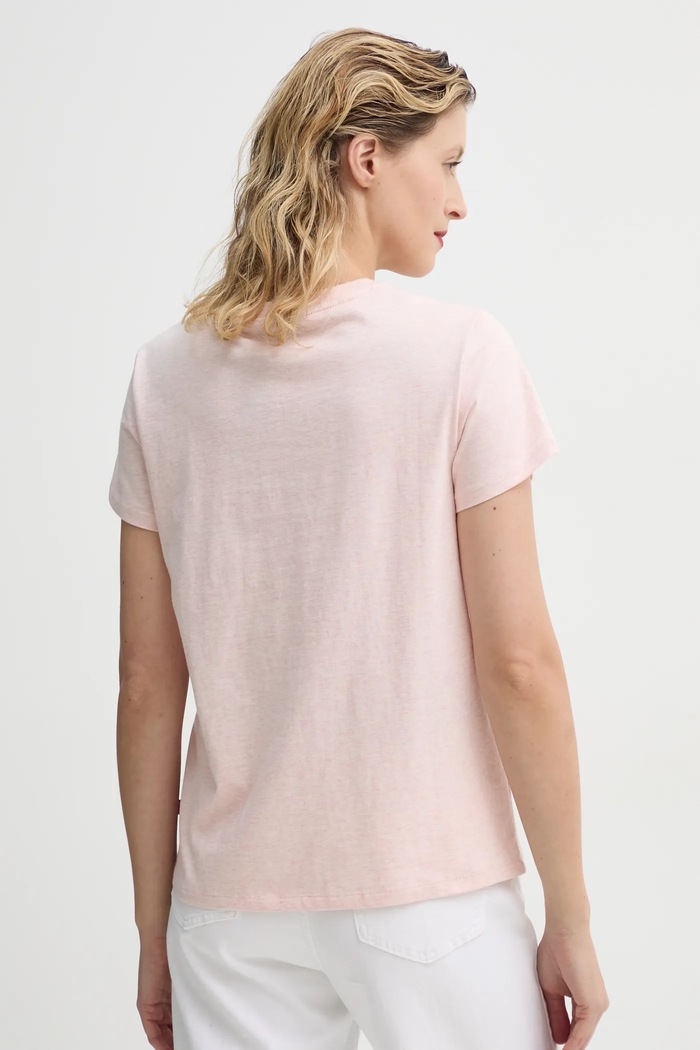 Oblečenie Bavlnené tričko Levi's THE PERFECT TEE 17369. ružová