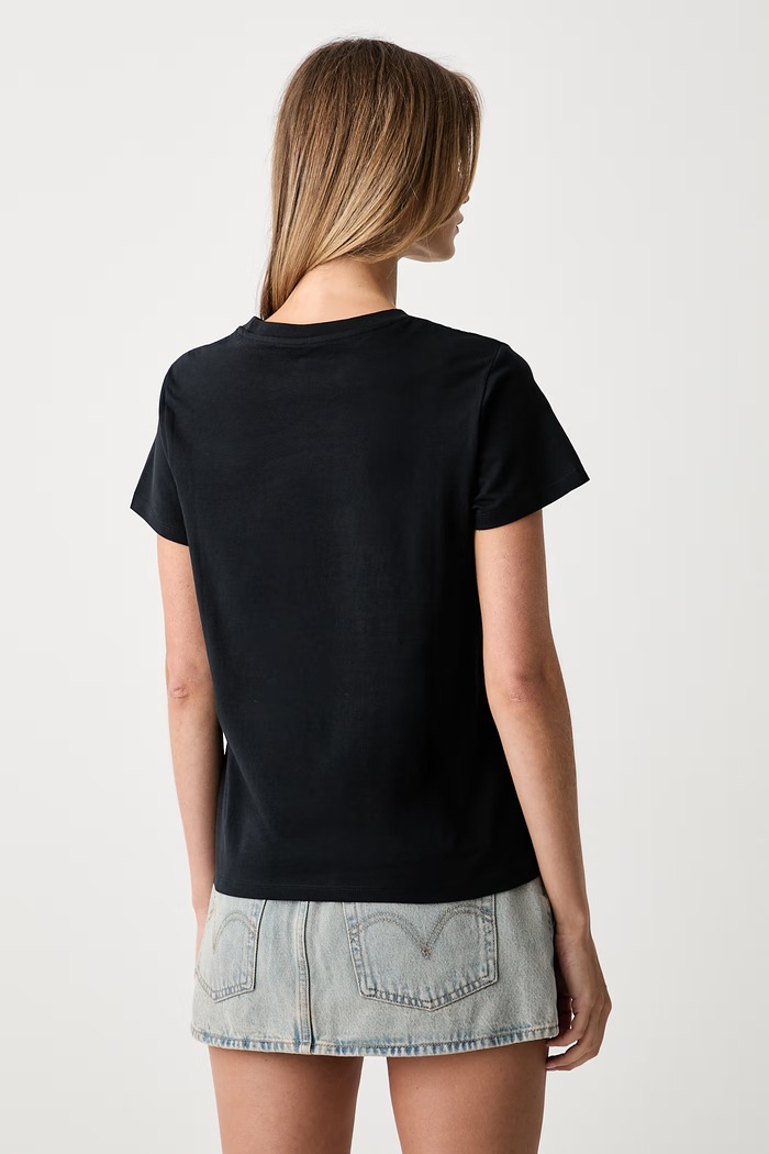 Odzież Levi's T-shirt damski bawełniany THE PERFECT 17369. granatowy