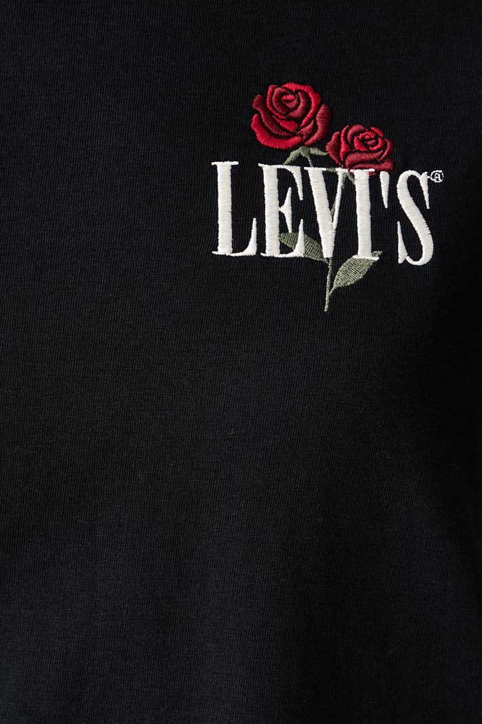 Levi's T-shirt damski bawełniany THE PERFECT 17369. granatowy