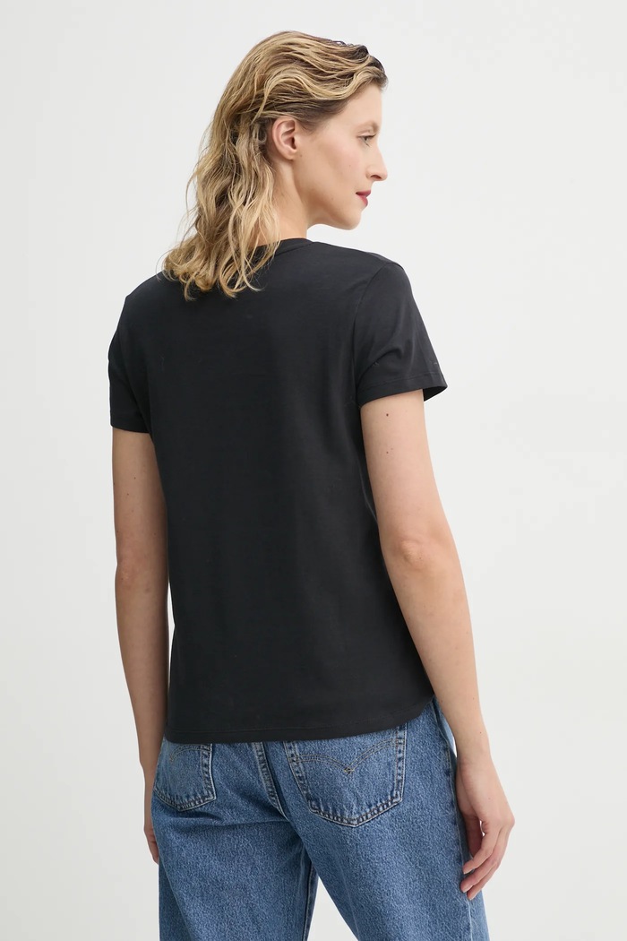 Oblečenie Bavlnené tričko Levi's THE PERFECT TEE 17369. čierna