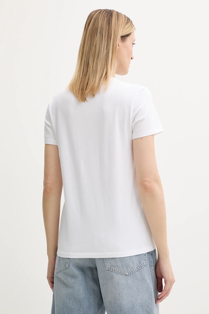 Oblečení Bavlněné tričko Levi's LSE THE PERFECT TEE A2086 bílá