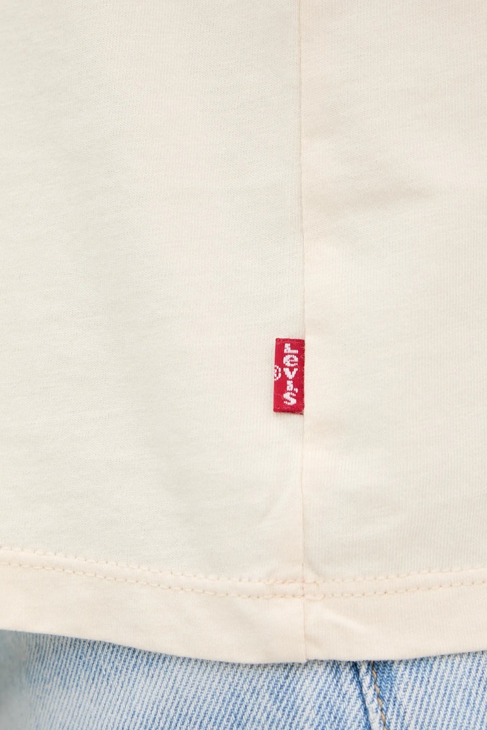 Bavlnené tričko Levi's LSE THE PERFECT TEE béžová A2086