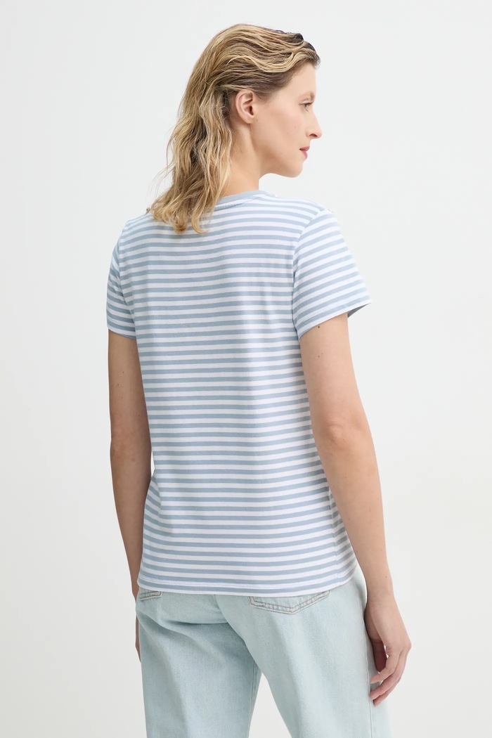 Îmbrăcăminte Levi's tricou din bumbac LSE_PERFECT VNECK A3170 albastru