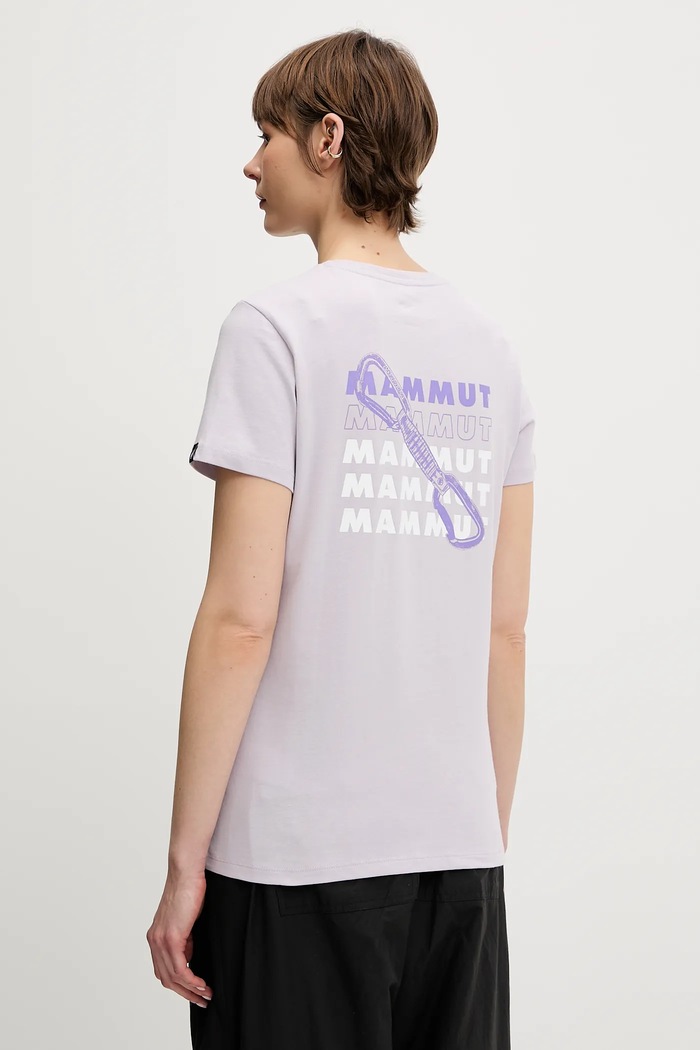 Ρούχα Αθλητικό μπλουζάκι Mammut Massone 1017.05232 μωβ