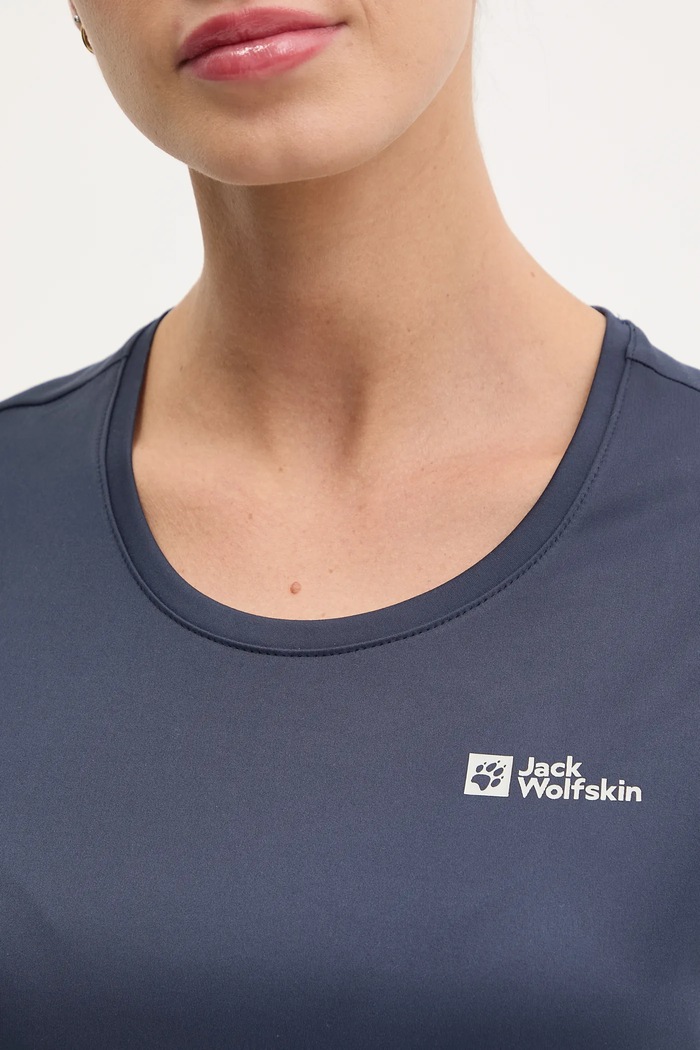 Športové tričko Jack Wolfskin Tech A63294 tmavomodrá