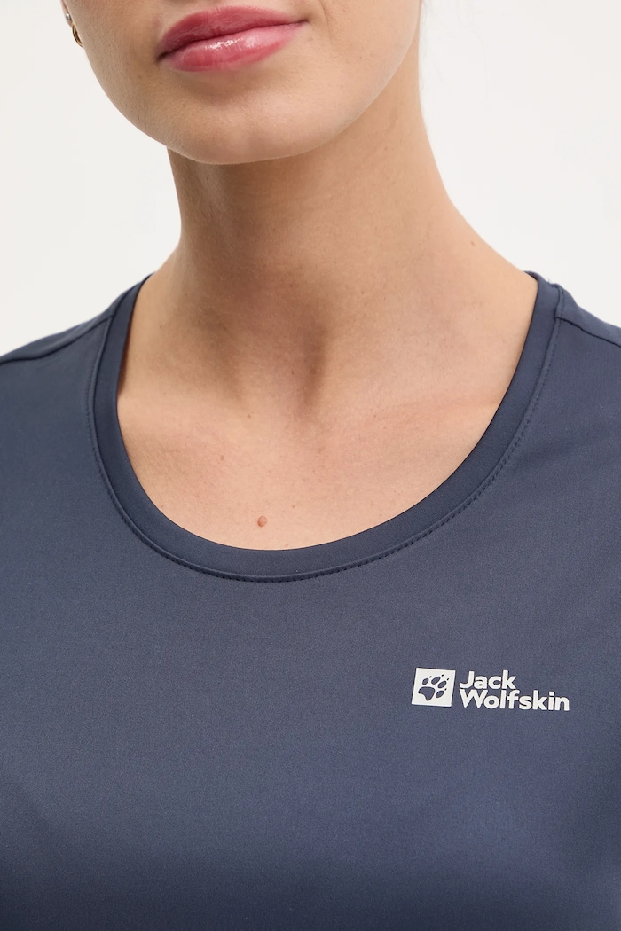 Športové tričko Jack Wolfskin Tech A63294 tmavomodrá