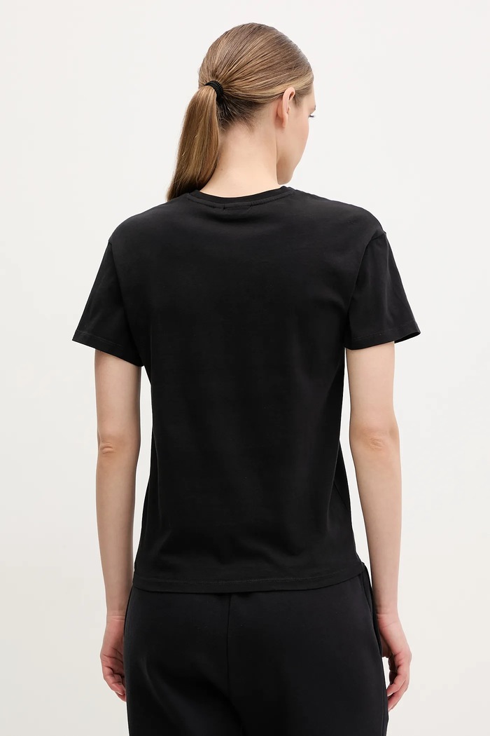 Odzież Napapijri t-shirt bawełniany S-Nina NP0A4H879411 czarny