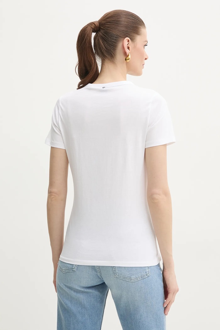Odzież BOSS Orange t-shirt bawełniany 50540260 biały