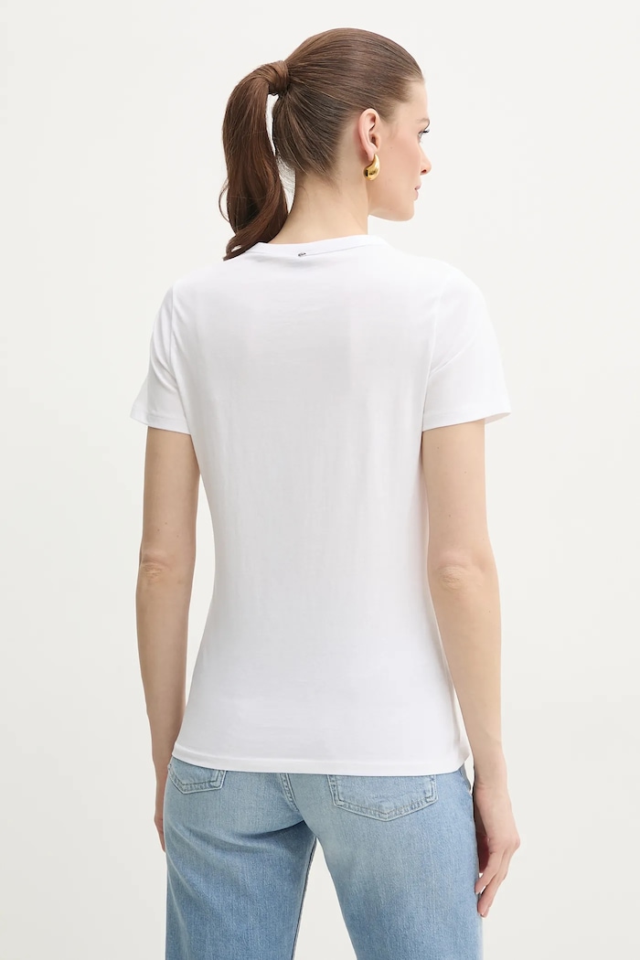 Odzież BOSS Orange t-shirt bawełniany 50540260 biały