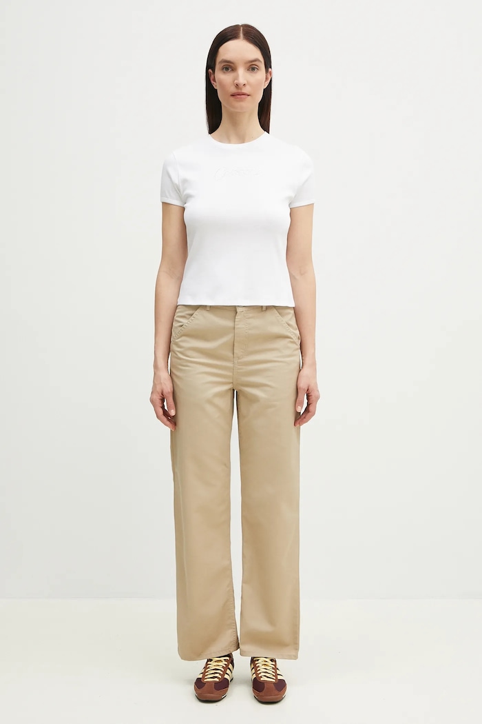 Coperni t-shirt in cotone Crystal Logo COPJS07CRF5017 bianco