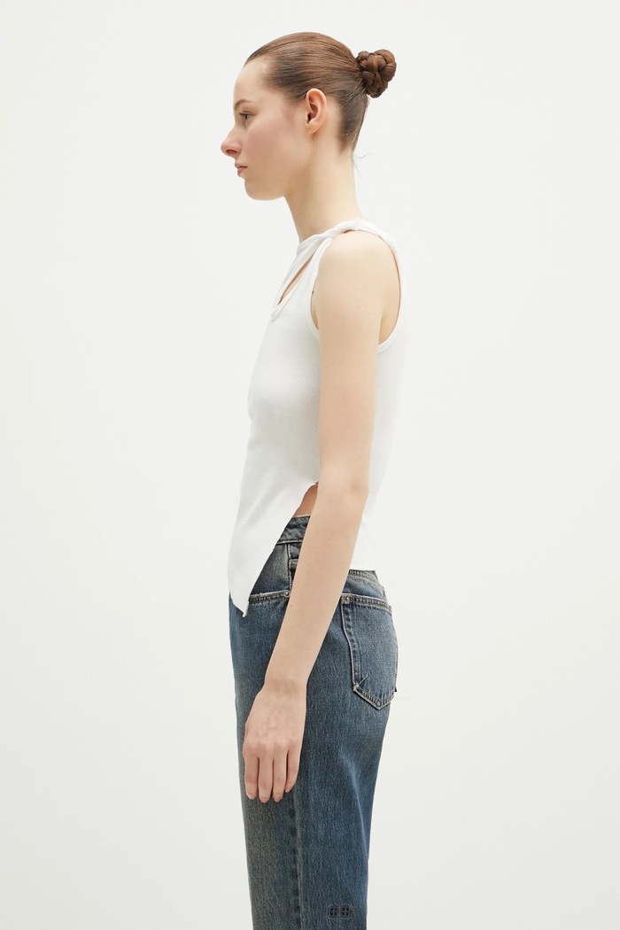 KSUBI top Twisted Tank WPS25SI005 fehér SS25