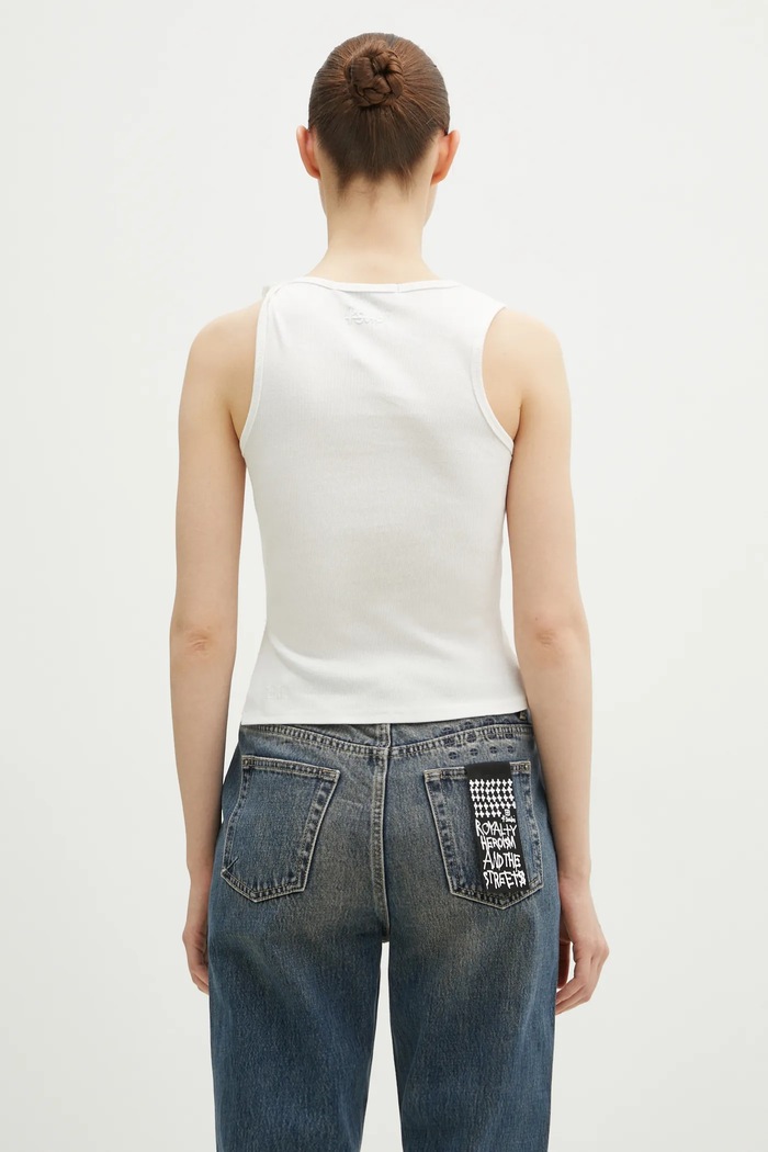 Oblečenie Top KSUBI Twisted Tank WPS25SI005 biela