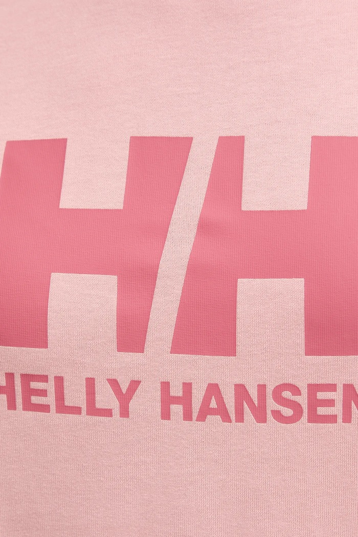 Bavlnené tričko Helly Hansen HH LOGO 54593 ružová