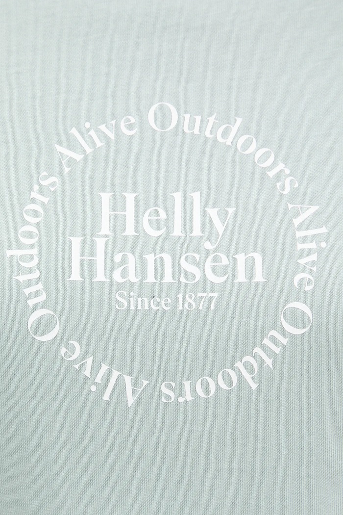 Helly Hansen t-shirt in cotone CORE GRAPHIC 54592 verde