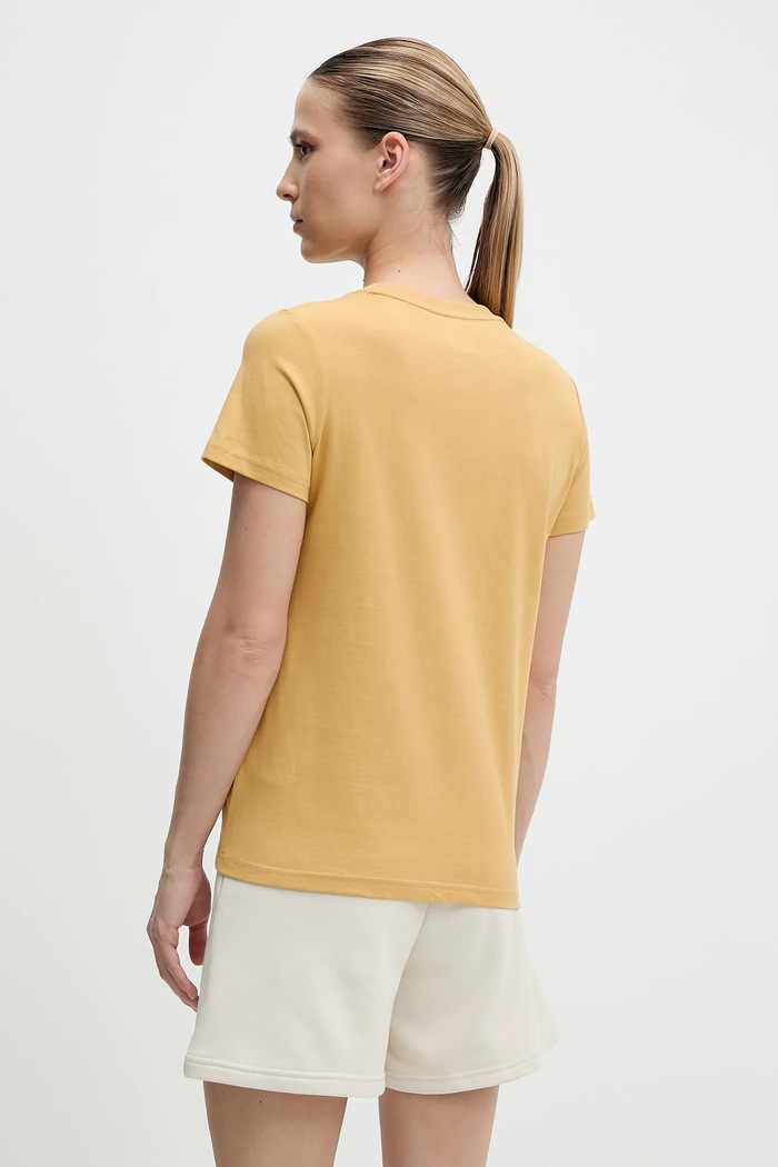 Odzież Helly Hansen t-shirt bawełniany MASSIF GRAPHIC 54595 żółty