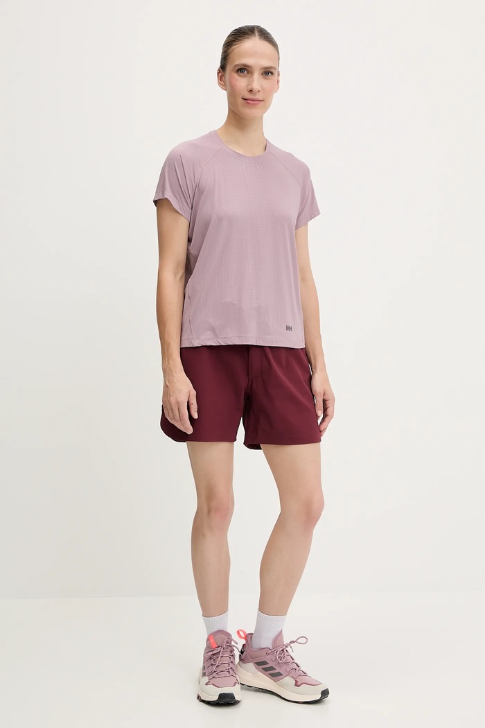 Športové tričko Helly Hansen SHINE SOLEN 49577 ružová SS25